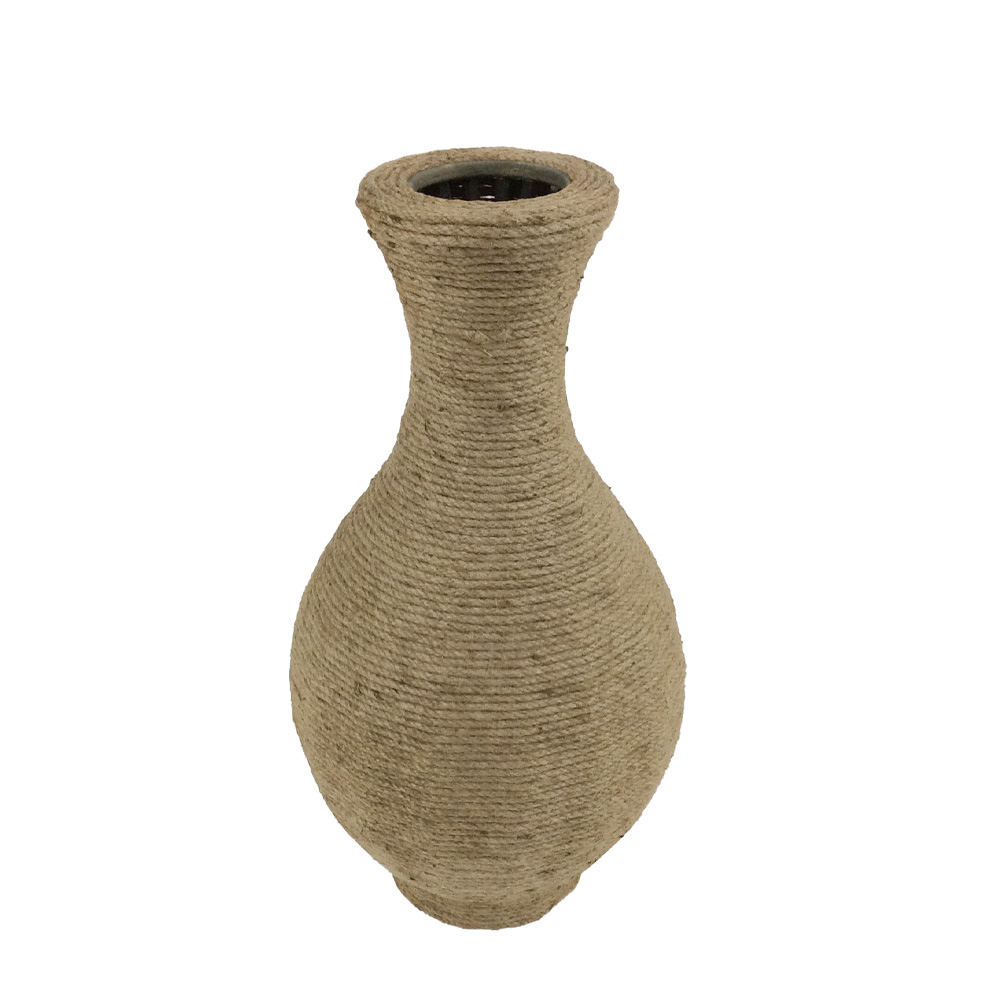 ROPE ΒΑΖΟ 25x25x48cm ΣΧΟΙΝΙ ΦΥΣΙΚΟ PLYWOOD