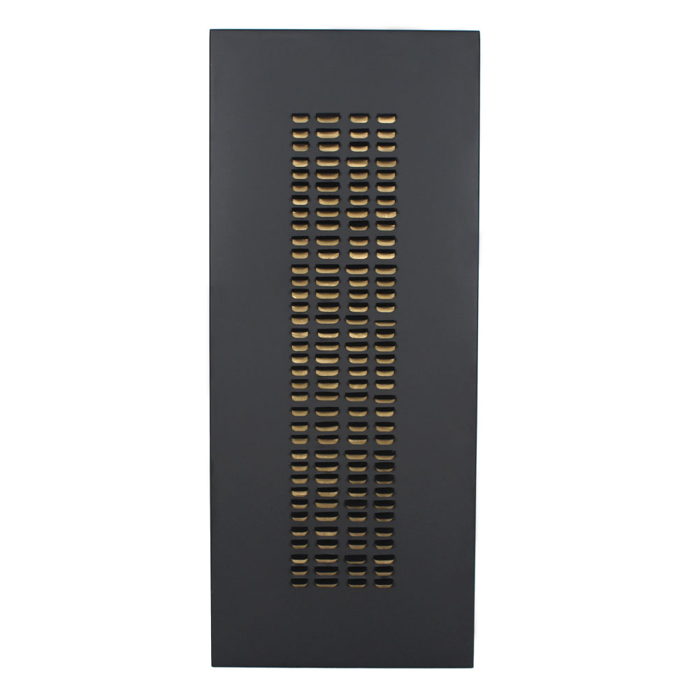 ESCAPE ΠΙΝΑΚΑΣ ΔΙΑΚΟΣΜΗΣΗΣ 50x120x4cm ΜΕΤΑΛΛΟ ΜΑΥΡΟ ΧΡΥΣΟ MDF