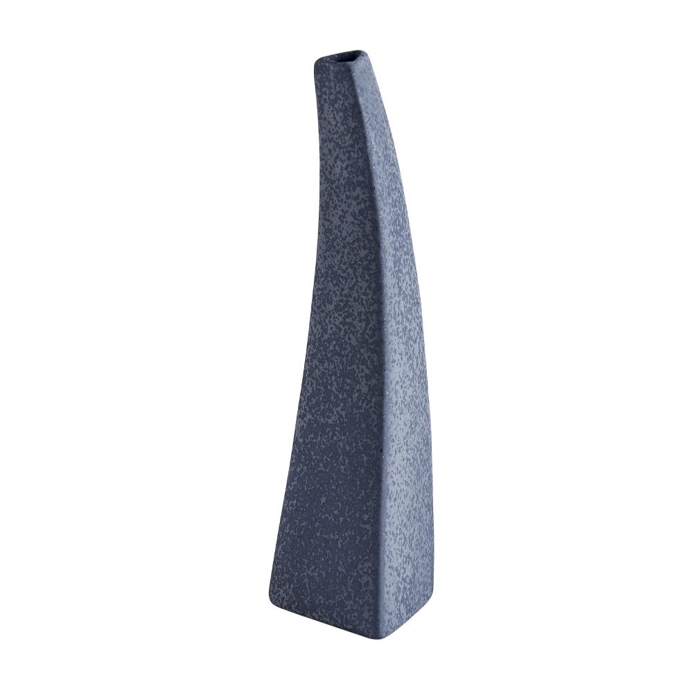 IRIDA ΒΑΖΟ 9x8x31cm ΚΕΡΑΜΙΚΟ ΜΑΥΡΟ