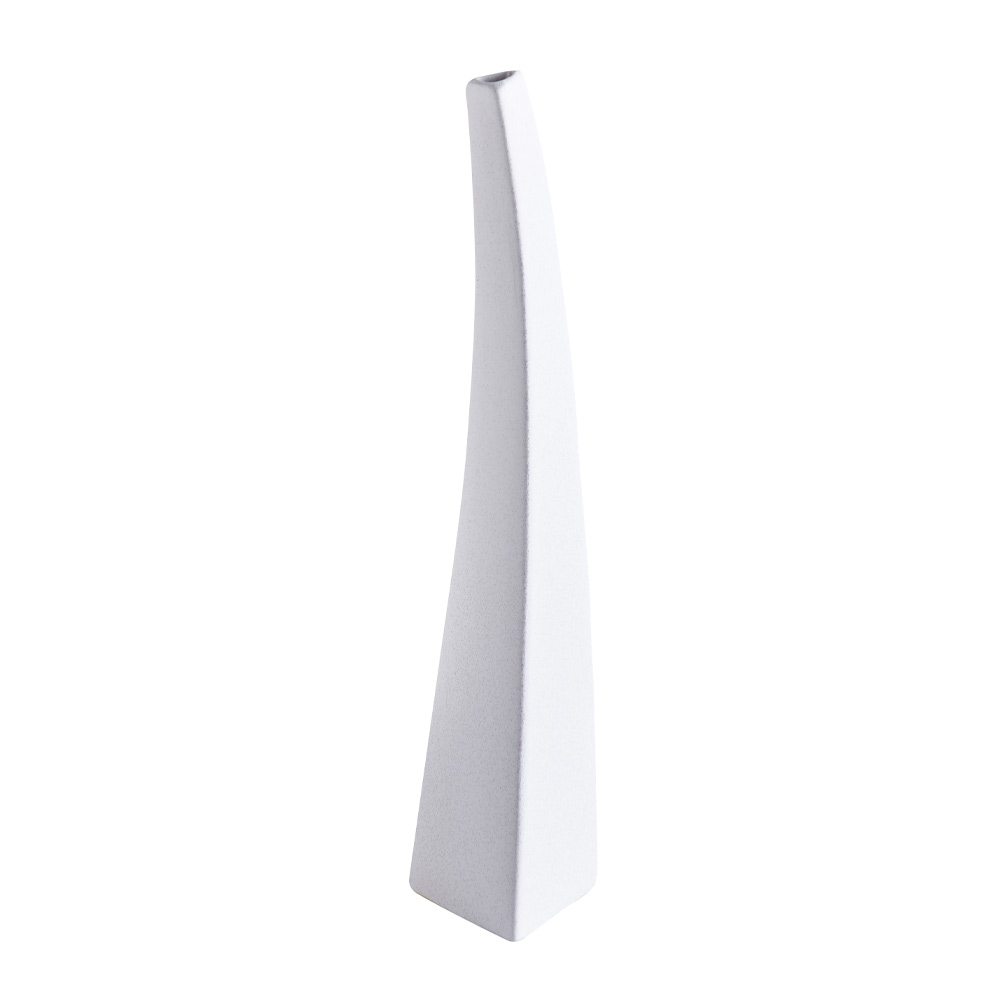 IRIDA ΒΑΖΟ 11x10x50cm ΚΕΡΑΜΙΚΟ ΛΕΥΚΟ