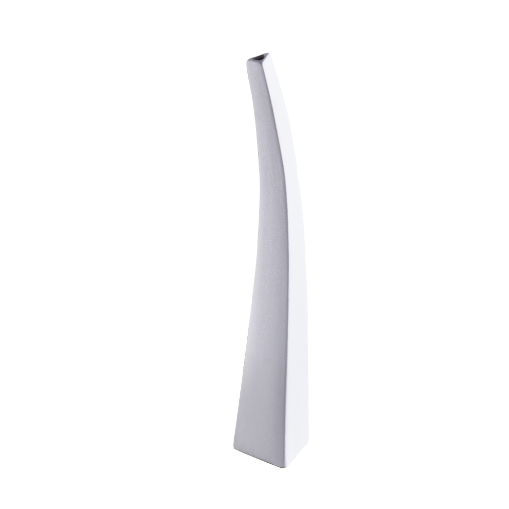 IRIDA ΒΑΖΟ 14x12x69cm ΚΕΡΑΜΙΚΟ ΛΕΥΚΟ