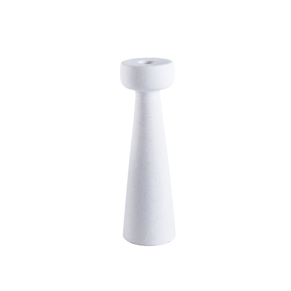 DARIS ΚΗΡΟΠΗΓΙΟ 7x7x25cm ΚΕΡΑΜΙΚΟ ΛΕΥΚΟ