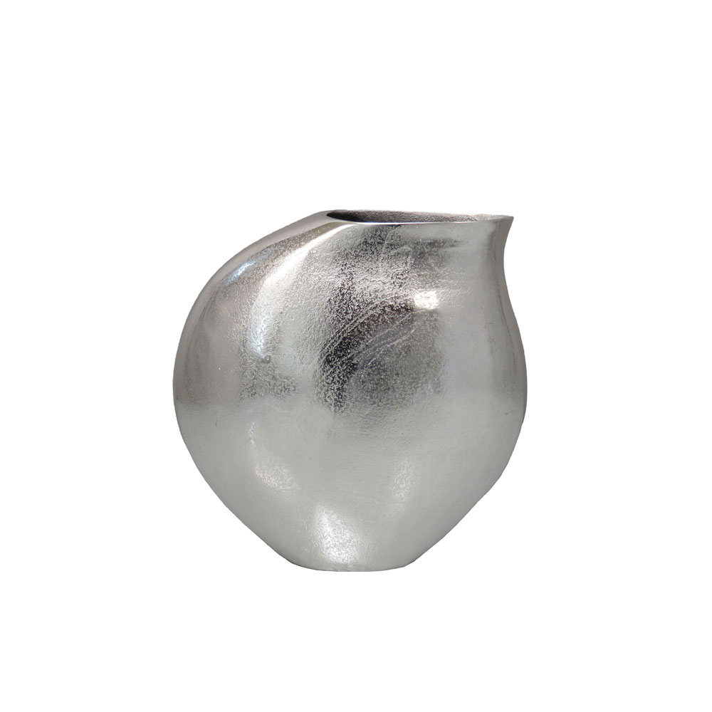 BRONTIE ΒΑΖΟ 30x13x29cm ΑΛΟΥΜΙΝΙΟ ΑΣΗΜΙ