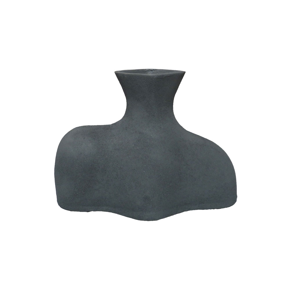 DANEET ΒΑΖΟ 31x17x22cm ΑΛΟΥΜΙΝΙΟ ΓΚΡΙ