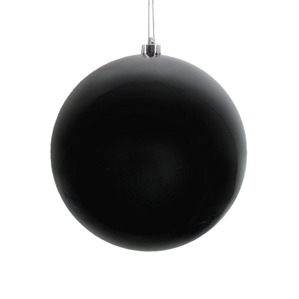 PERLA DARK ΧΡΙΣΤΟΥΓΕΝΝΙΑΤΙΚΗ ΜΠΑΛΑ 25x25x25cm ΠΛΑΣΤΙΚΟ ΜΑΥΡΟ