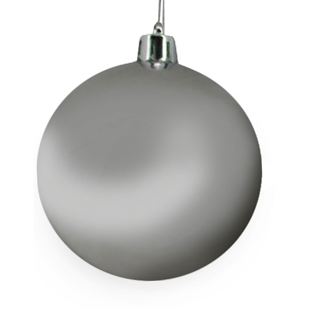 Χριστουγεννιάτικη μπάλα - Ασημί 25x25x25 εκ. | Silver