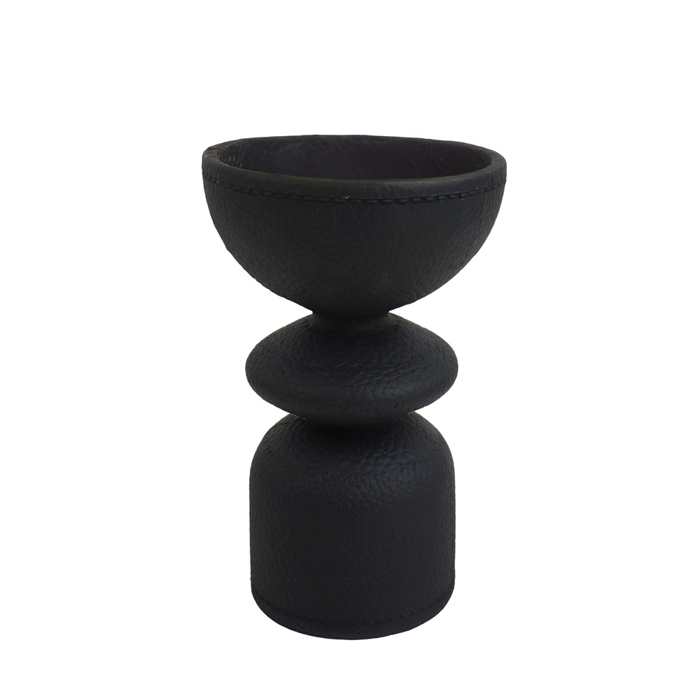 NOCTURIA ΔΙΑΚΟΣΜΗΤΙΚΟ ΚΗΡΟΠΗΓΙΟ 10x10x16cm POLYRESIN ΜΑΥΡΟ