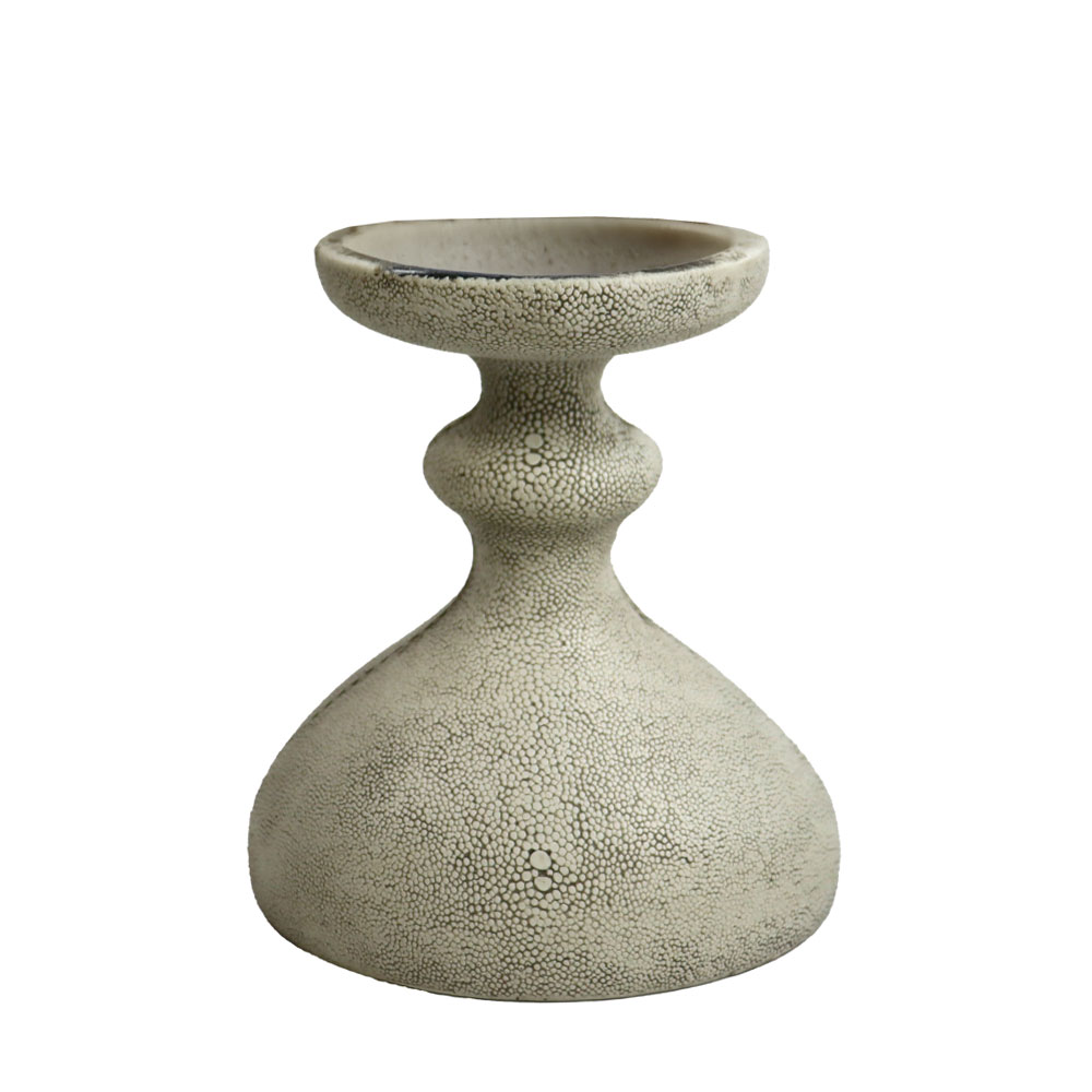 OMBRE.I ΔΙΑΚΟΣΜΗΤΙΚΟ ΚΗΡΟΠΗΓΙΟ 14x11x16cm POLYRESIN STONE GREY