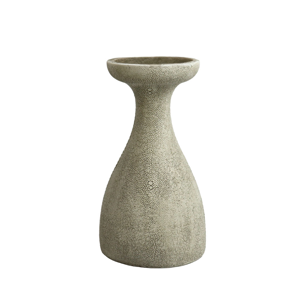 TERZO.I ΔΙΑΚΟΣΜΗΤΙΚΟ ΚΗΡΟΠΗΓΙΟ 12x10x22cm POLYRESIN STONE GREY