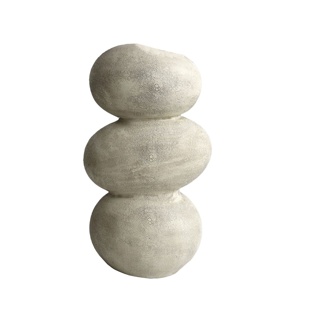 ARCODIE.II ΔΙΑΚΟΣΜΗΤΙΚΟ ΒΑΖΟ 18x15x33cm POLYRESIN STONE GREY