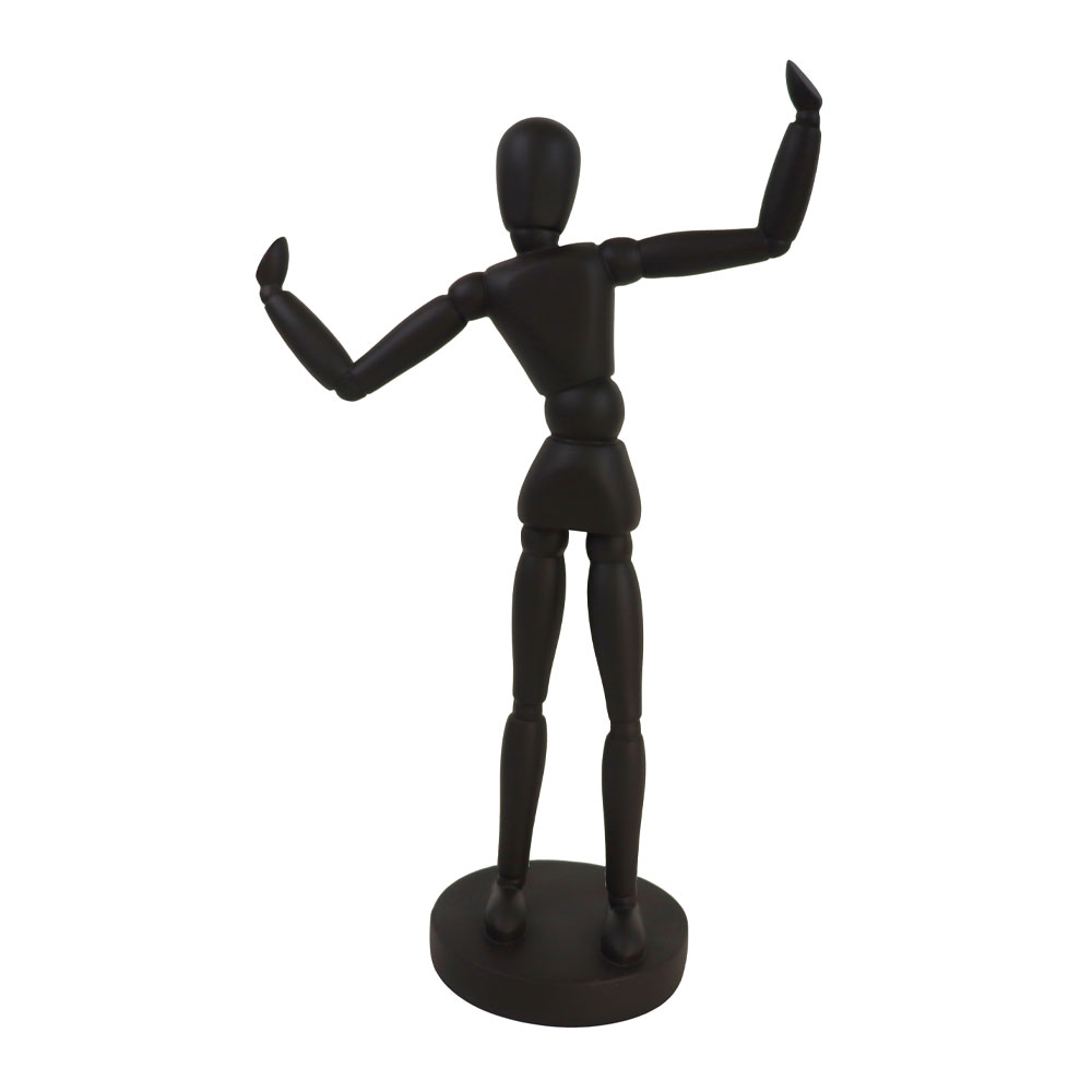BALLO CORPO.2 ΔΙΑΚΟΣΜΗΤΙΚΟ ΣΩΜΑ 21x11x35cm POLYRESIN ΜΑΥΡΟ