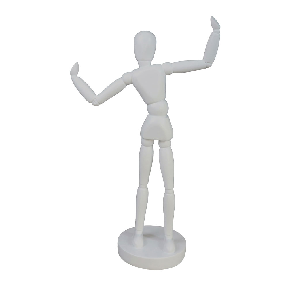 BALLO CORPO.3 ΔΙΑΚΟΣΜΗΤΙΚΟ ΣΩΜΑ 21x11x35cm POLYRESIN ΛΕΥΚΟ