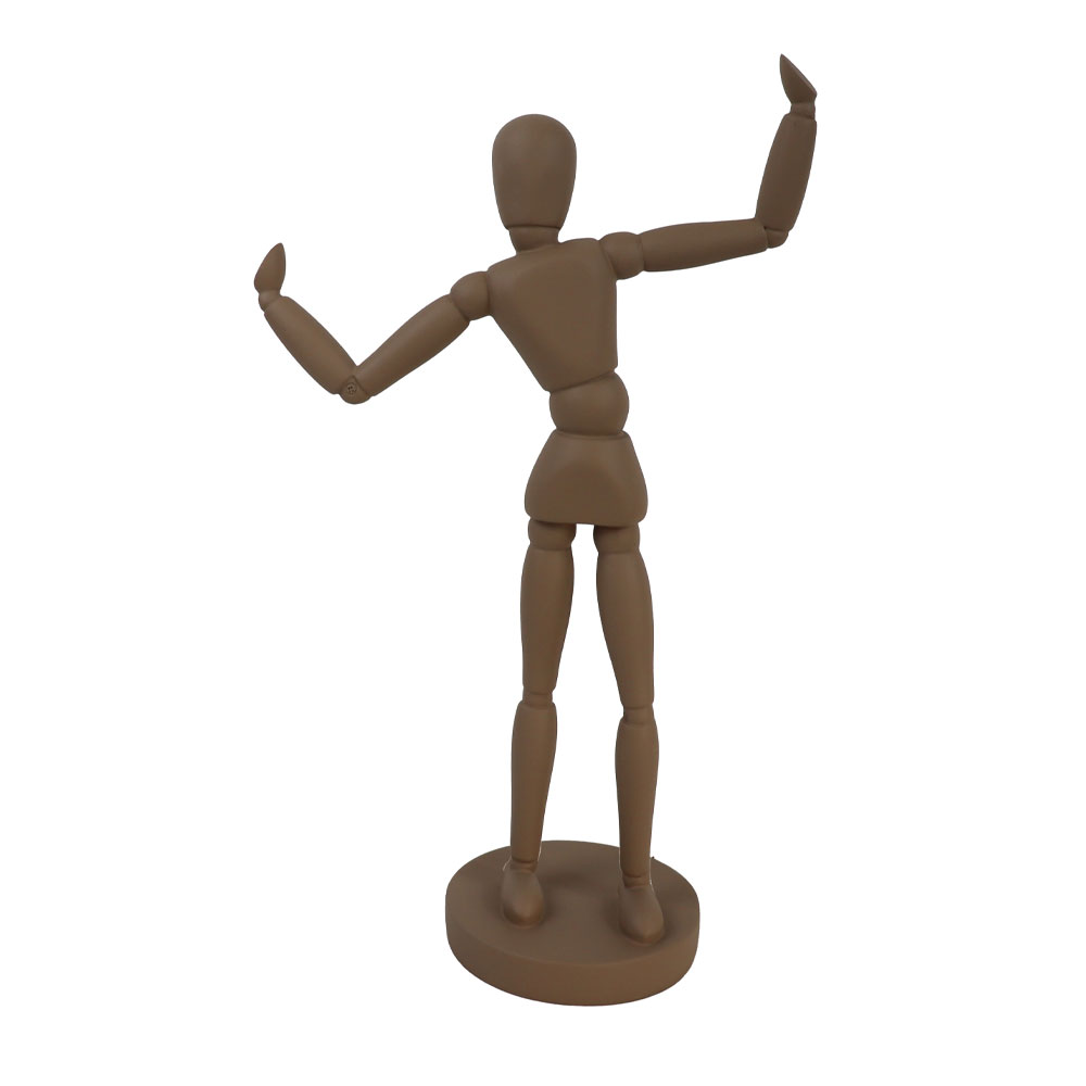 BALLO CORPO.4 ΔΙΑΚΟΣΜΗΤΙΚΟ ΣΩΜΑ 21x11x35cm POLYRESIN ΚΑΦΕ ΣΚΟΥΡΟ