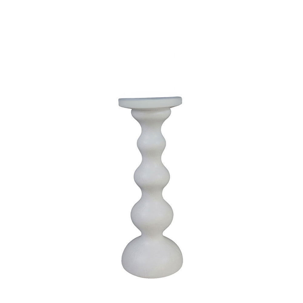 CADENA ΔΙΑΚΟΣΜΗΤΙΚΟ ΚΗΡΟΠΗΓΙΟ 11x11x29cm POLYRESIN ΛΕΥΚΟ