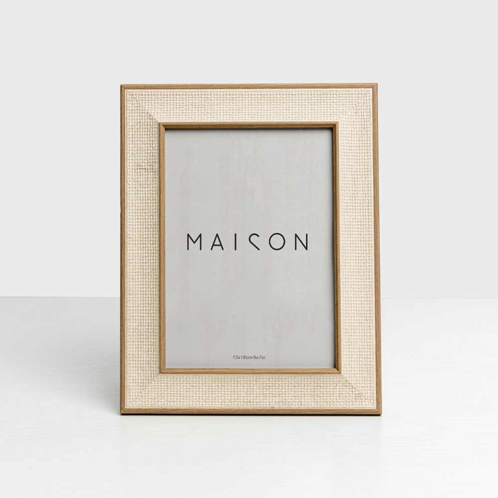 Κορνίζα φωτογραφίας - Μπεζ & καφέ 18.1x1.4x23.18 εκ. | Organic