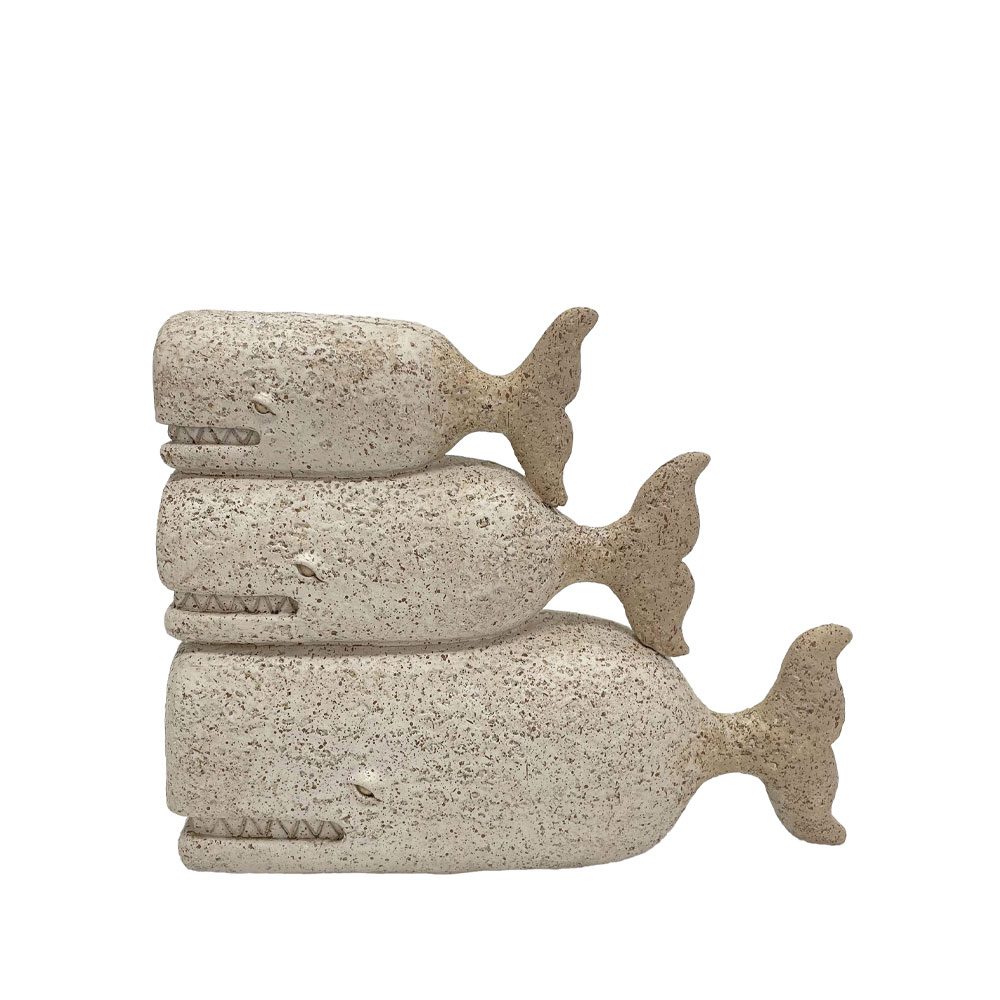 MONDO ΔΙΑΚΟΣΜΗΤΙΚΟ ΨΑΡΙ 23x8x18cm POLYRESIN ΜΠΕΖ ΚΑΦΕ