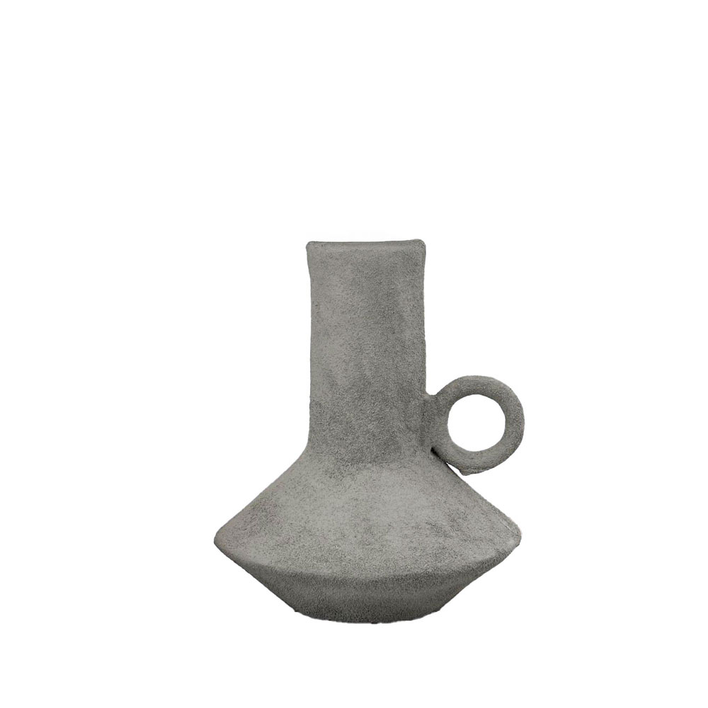 CUITE ΒΑΖΟ 18x18x21cm ΑΛΟΥΜΙΝΙΟ ΓΚΡΙ