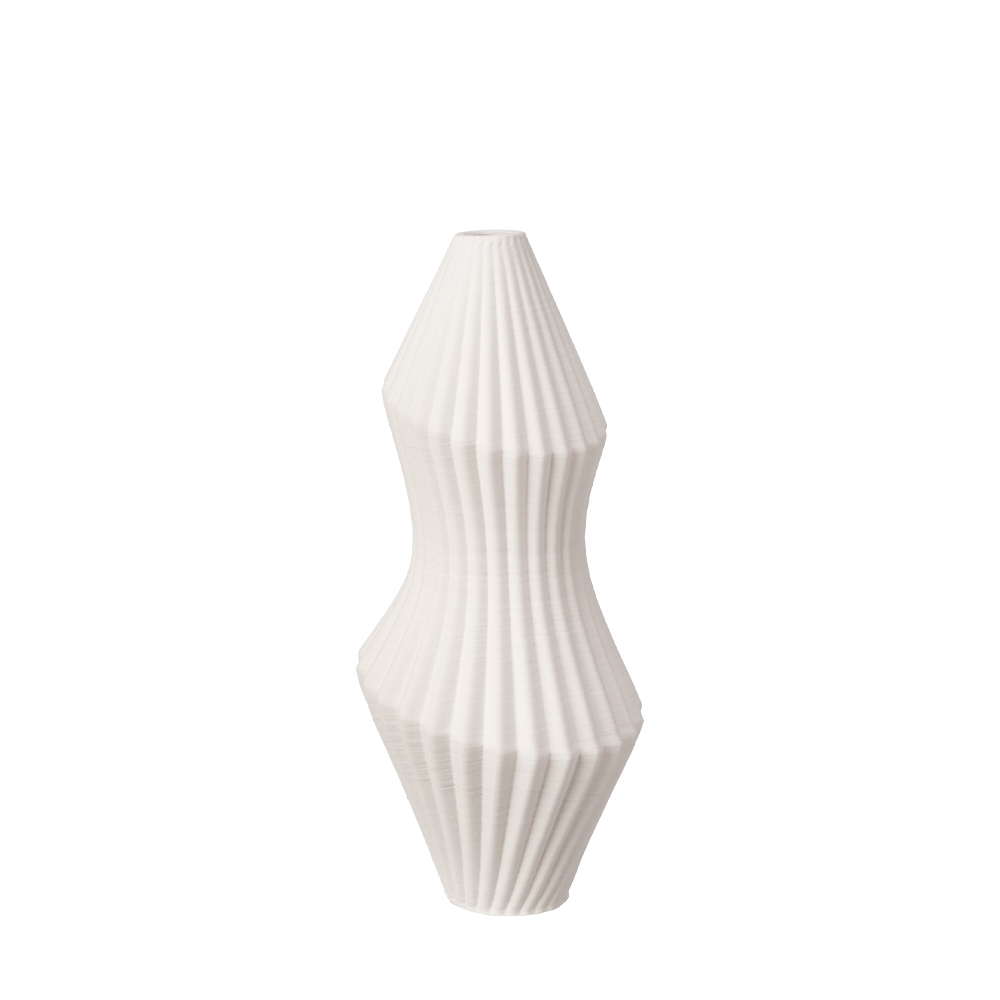 TESSELA ΒΑΖΟ 12x12x26cm ΚΕΡΑΜΙΚΟ ΛΕΥΚΟ