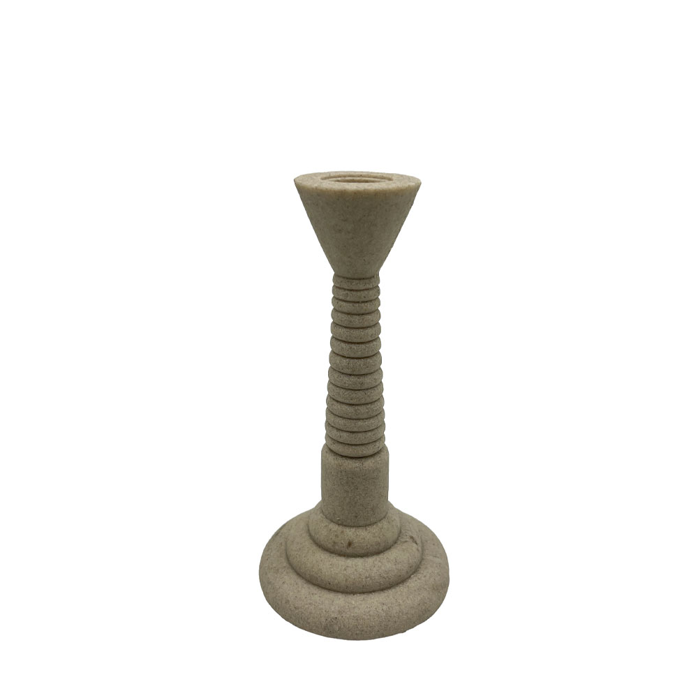 LITO ΚΗΡΟΠΗΓΙΟ 10x10x20cm POLYRESIN STONE ΜΠΕΖ
