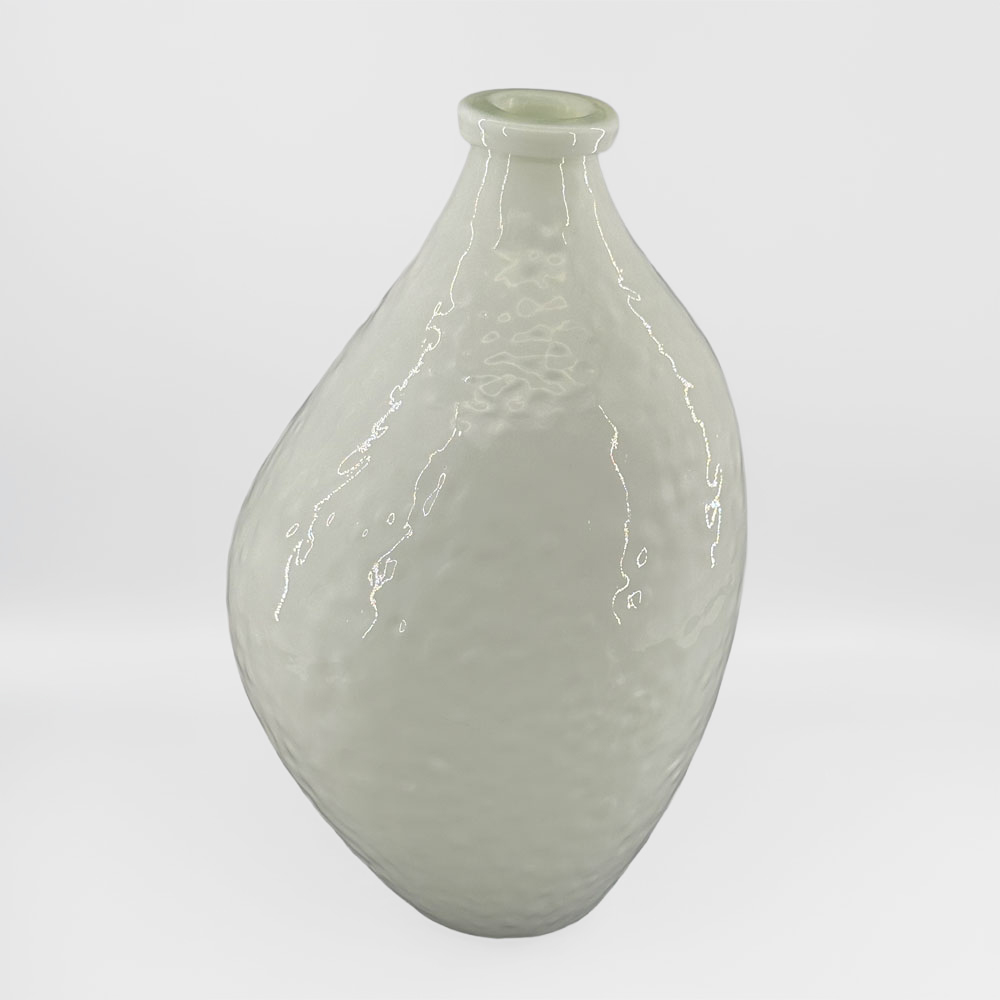 SPICE ΒΑΖΟ 22x22x36cm ΓΥΑΛΙ ΑΣΠΡΟ