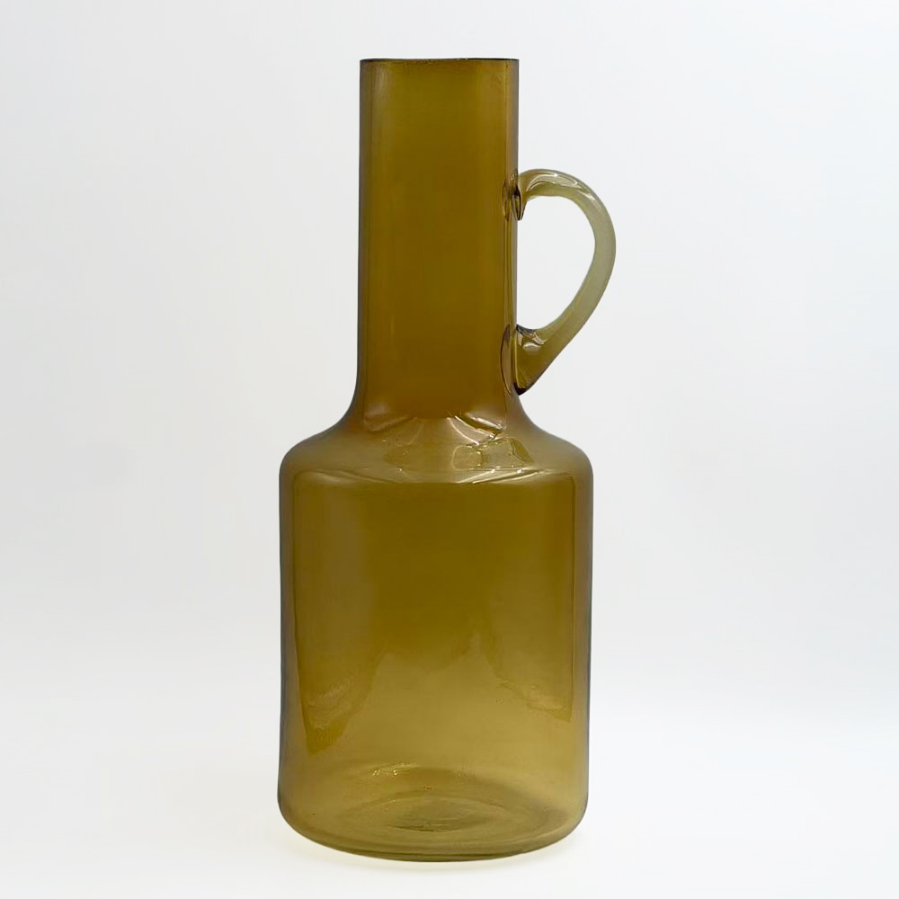 ARTISAN ΒΑΖΟ 14x14x35cm ΓΥΑΛΙ CARAMEL