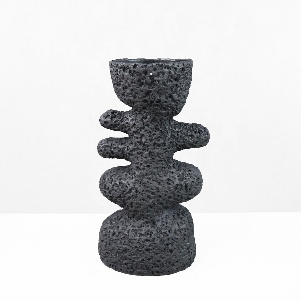 LUSTRE II ΚΗΡΟΠΗΓΙΟ ΔΙΑΚΟΣΜΗΤΙΚΟ 15x10x25cm RESIN ΜΑΥΡΟ