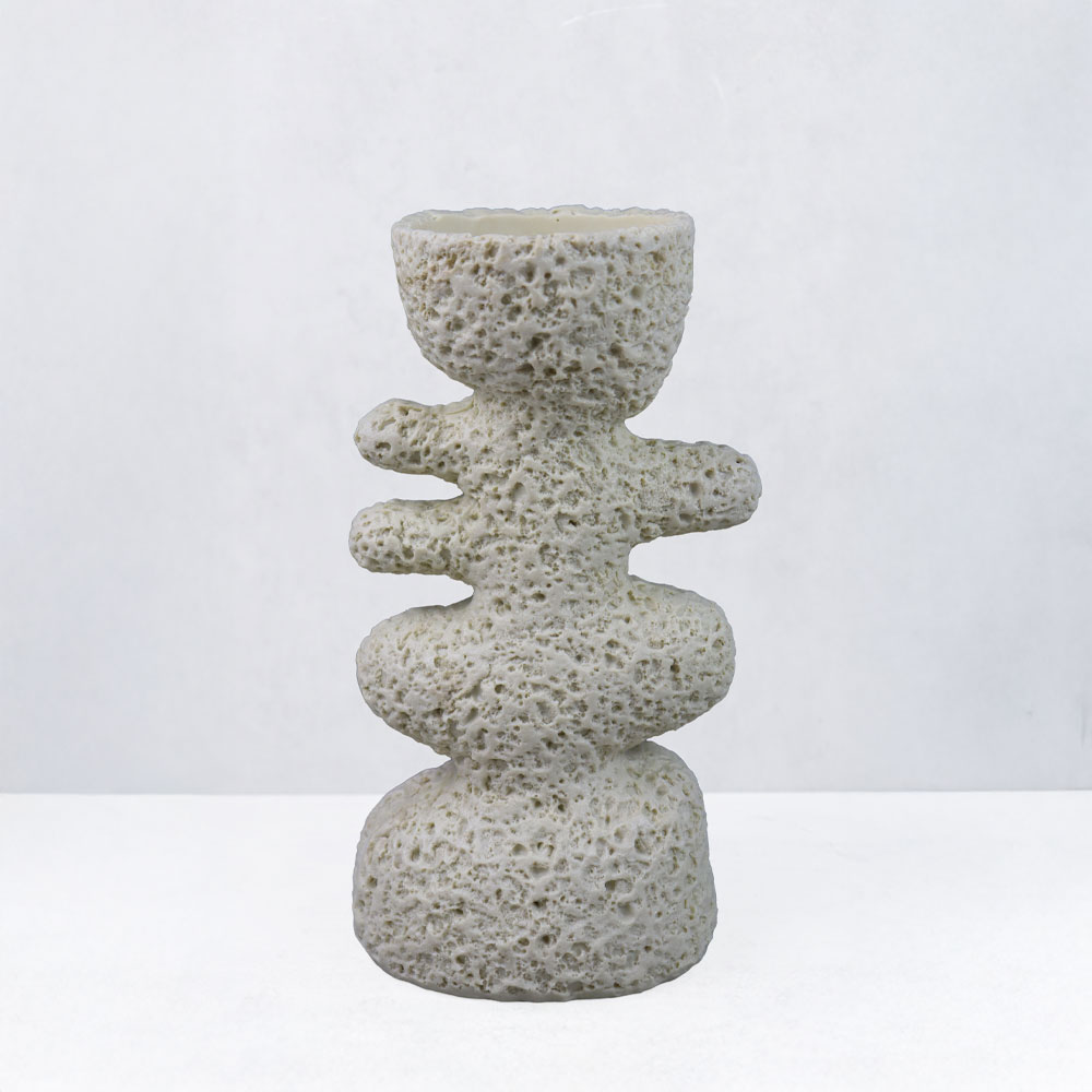 LUSTRE III ΚΗΡΟΠΗΓΙΟ ΔΙΑΚΟΣΜΗΤΙΚΟ 15x10x25cm RESIN ΜΠΕΖ