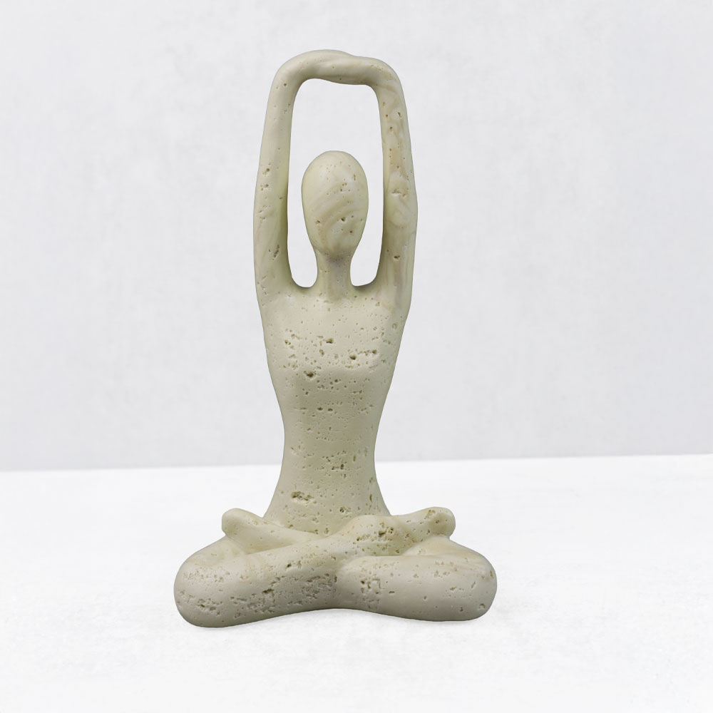 MORPH VI ΔΙΑΚΟΣΜΗΤΙΚΟ ΣΩΜΑ 13x8x21cm RESIN ΜΠΕΖ