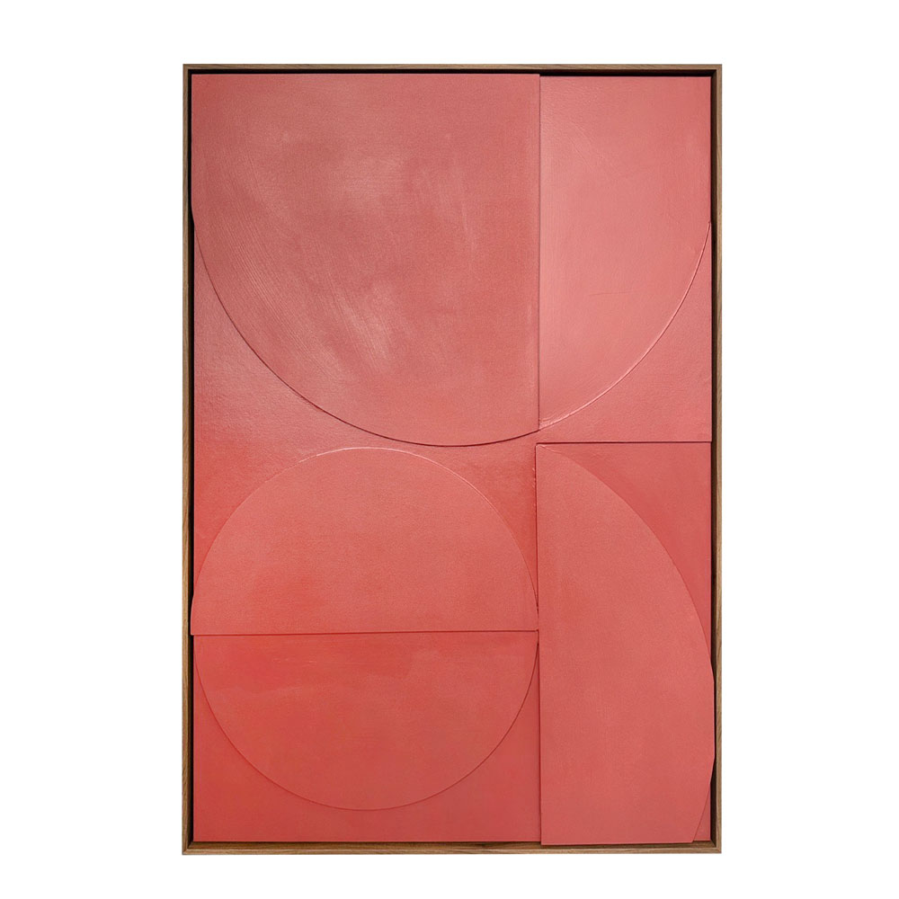 HARMONY ΠΙΝΑΚΑΣ ΔΙΑΚΟΣΜΗΤΙΚΟΣ ΜΕ ΚΟΡΝΙΖΑ 80x4x120cm ΚΑΜΒΑΣ ΠΟΡΤΟΚΑΛΙ PS