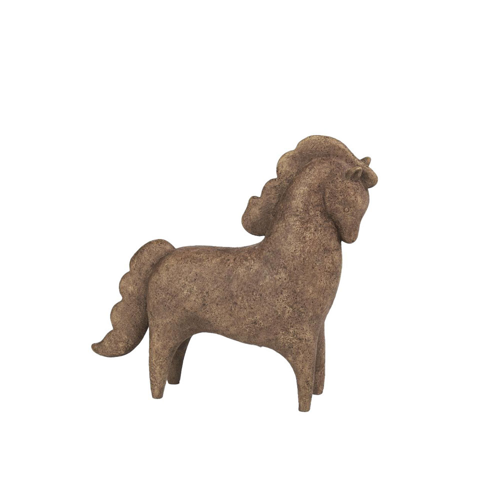 NOBLE ΔΙΑΚΟΣΜΗΤΙΚΟ ΑΛΟΓΟ 28x7x25cm RESIN ΚΑΦΕ