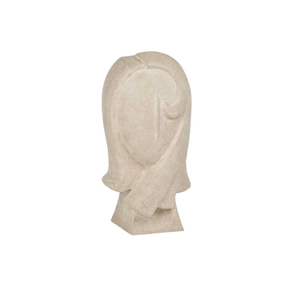 OBSCURA ΒΑΖΟ 19x17x35cm RESIN ΜΠΕΖ