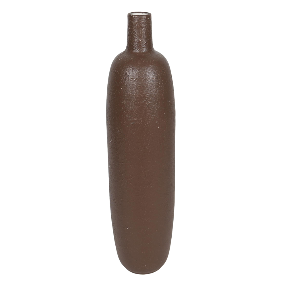 AERIS ΒΑΖΟ 20x78cm ΜΕΤΑΛΛΟ ΚΑΦΕ ΣΚΟΥΡΟ