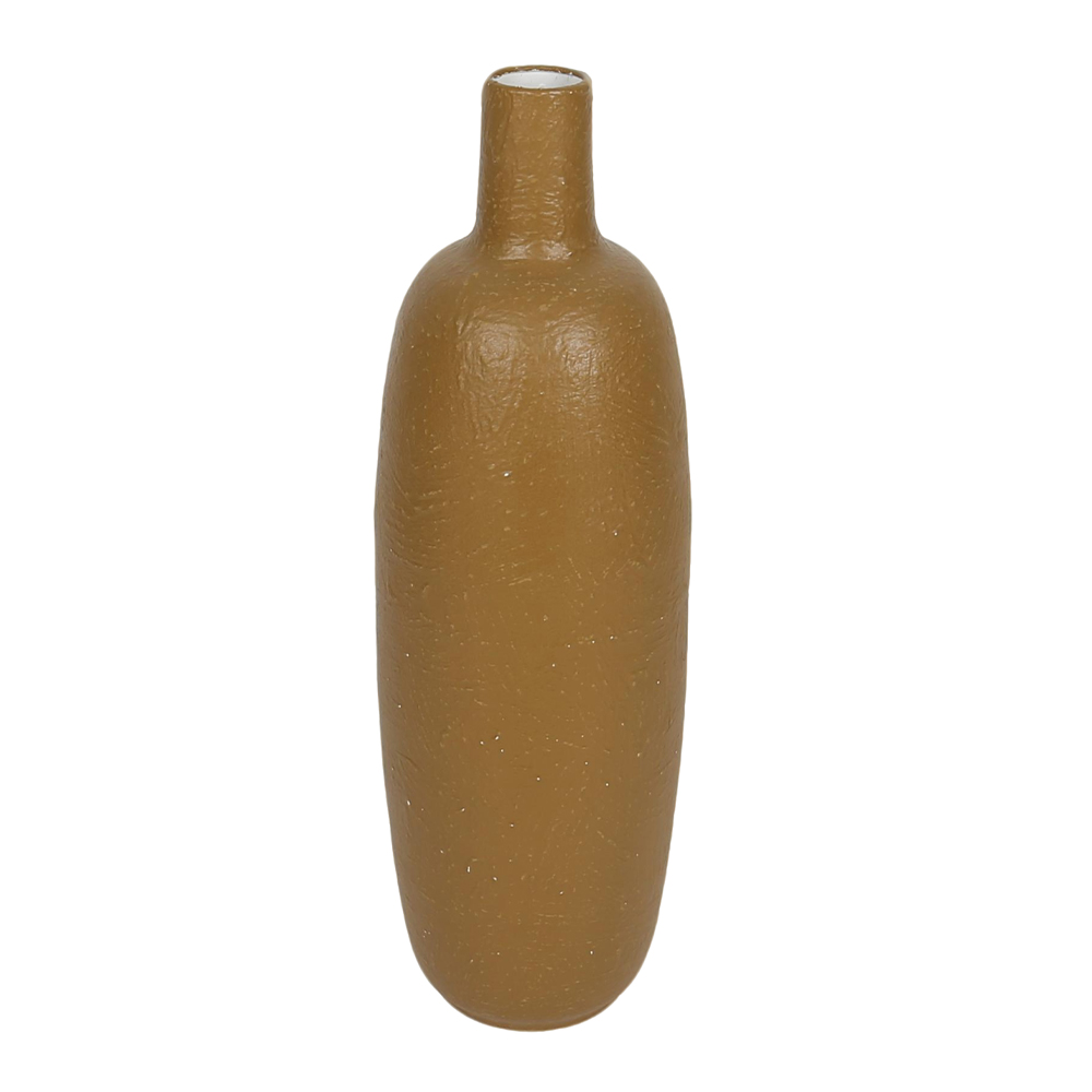 AERIS ΒΑΖΟ 20x61cm ΜΕΤΑΛΛΟ ΚΑΦΕ