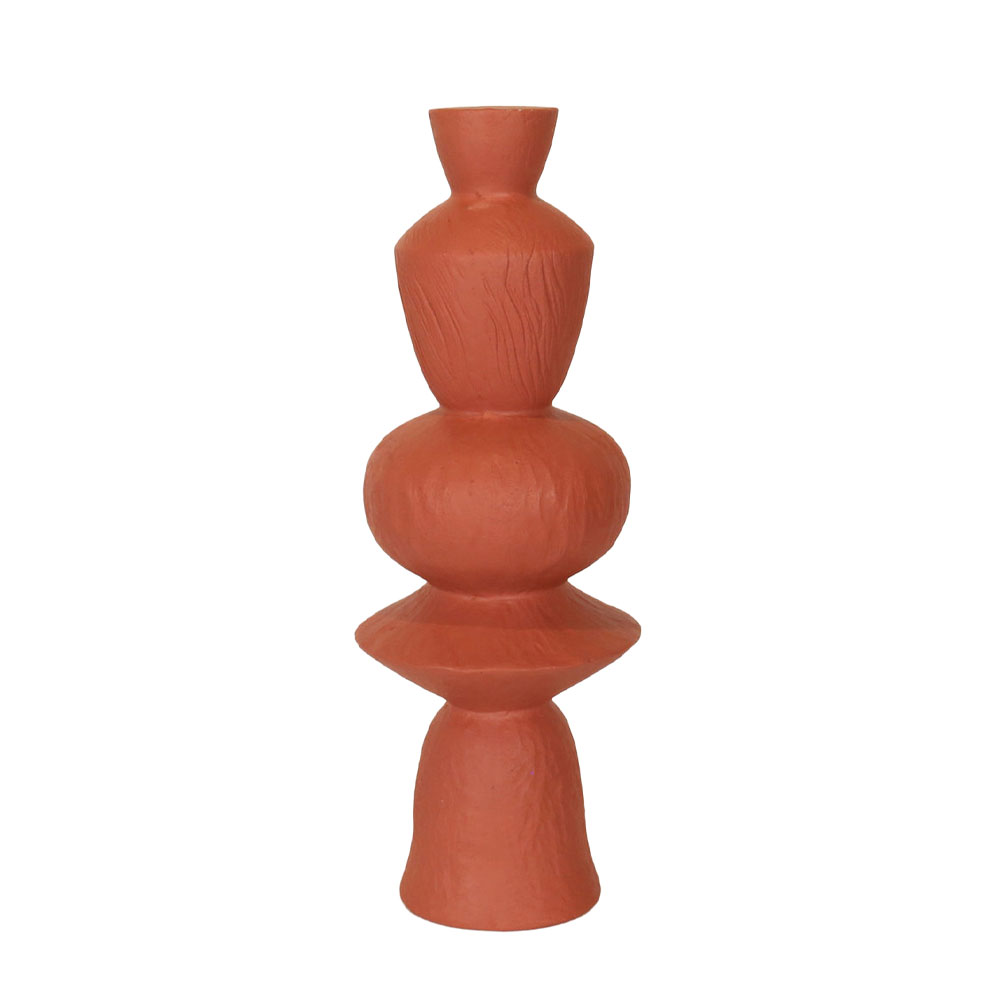 AEON ΔΙΑΚΟΣΜΗΤΙΚΟ 26x26x71cm MgO ΠΟΡΤΟΚΑΛΙ ΣΚΟΥΡΟ