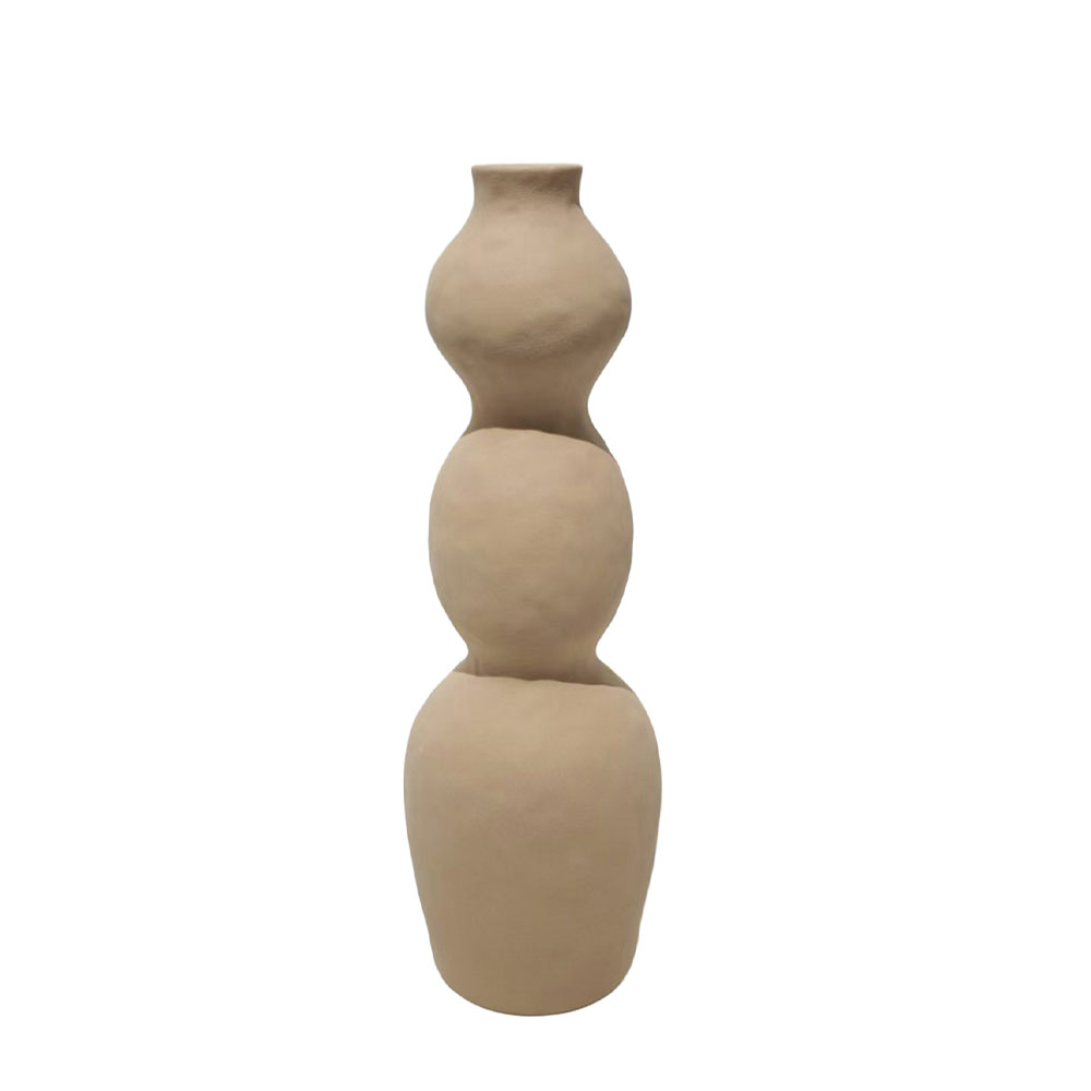 AIRA ΒΑΖΟ 13x13x39cm ΚΕΡΑΜΙΚΟ ΜΠΕΖ