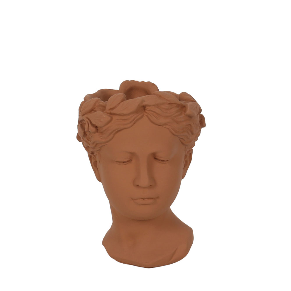 CEM ΒΑΖΟ 16x15x22cm CEMENT TERRACOTTA