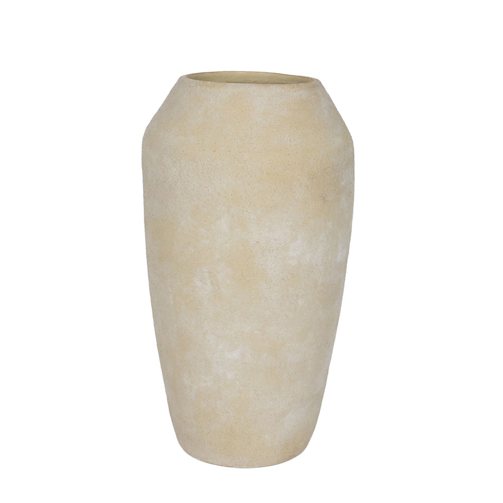 ASH ΒΑΖΟ 24x24x42cm ΚΕΡΑΜΙΚΟ STONE GREY