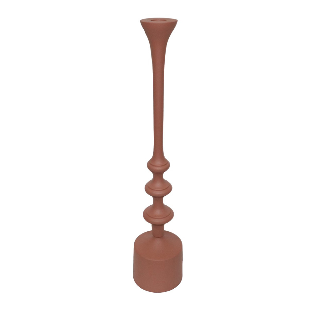 SIDIA ΚΗΡΟΠΗΓΙΟ 10x10x47.5cm ΑΛΟΥΜΙΝΙΟ TERRACOTTA