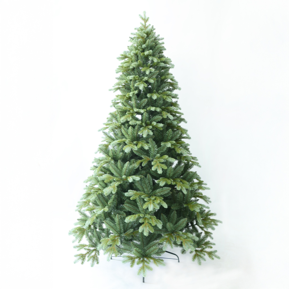 NATALE PINE ΧΡΙΣΤΟΥΓΕΝΝΙΑΤΙΚΟ ΔΕΝΤΡΟ 130x130x210cm PE/PVC ΓΚΡΙ ΠΡΑΣΙΝΟ