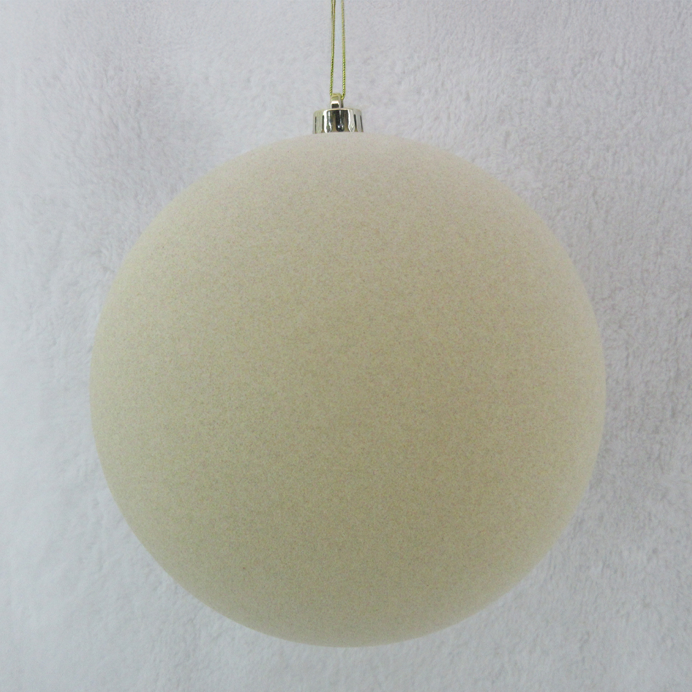 PEARL ΧΡΙΣΤΟΥΓΕΝΝΙΑΤΙΚΗ ΜΠΑΛΑ 25x25x26cm ΤΣΟΧΑ OFF WHITE