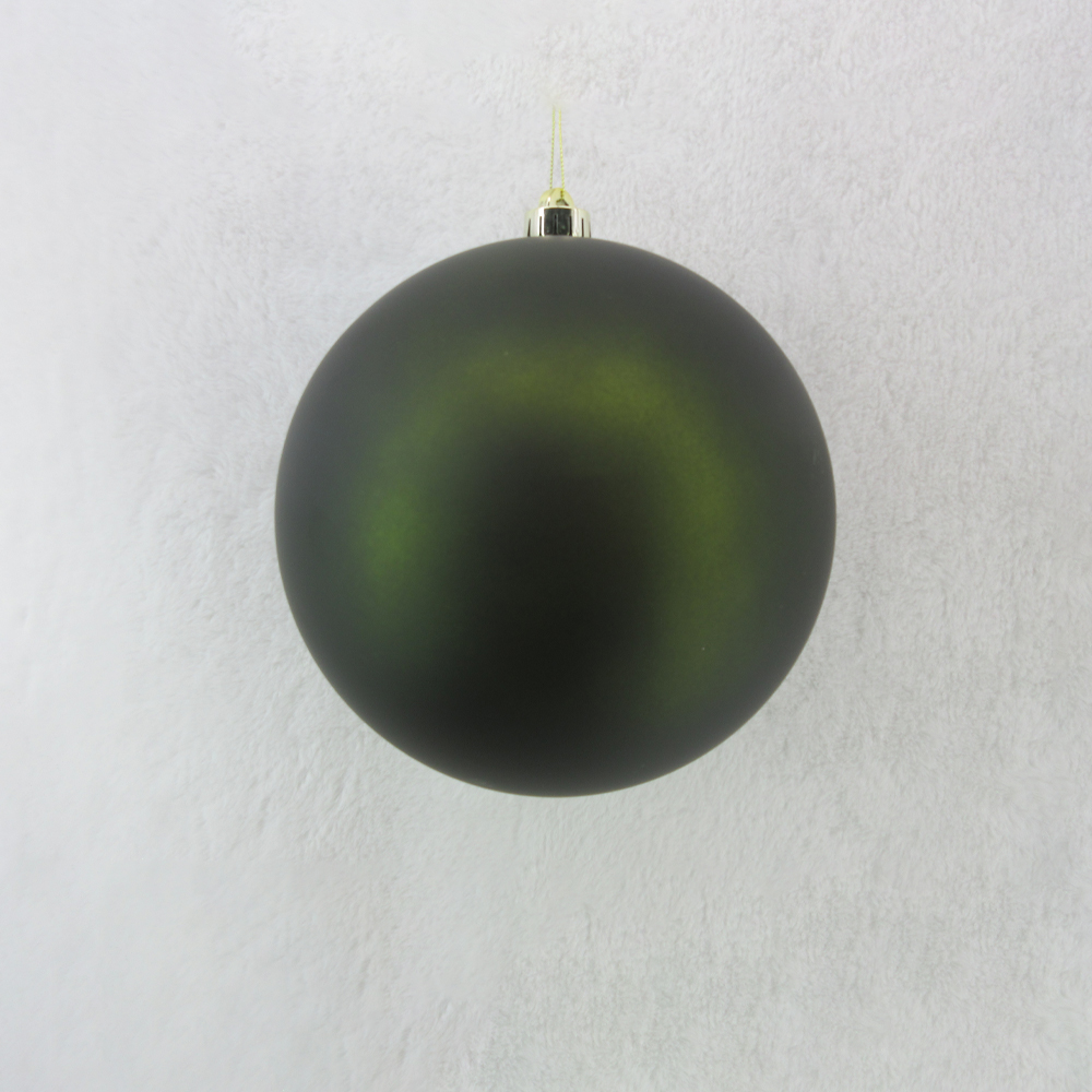 EVERGREEN ΧΡΙΣΤΟΥΓΕΝΝΙΑΤΙΚΗ ΜΠΑΛΑ 15x15x16cm ΠΛΑΣΤΙΚΟ ΠΡΑΣΙΝΟ ΣΚΟΥΡΟ ΜΑΤ
