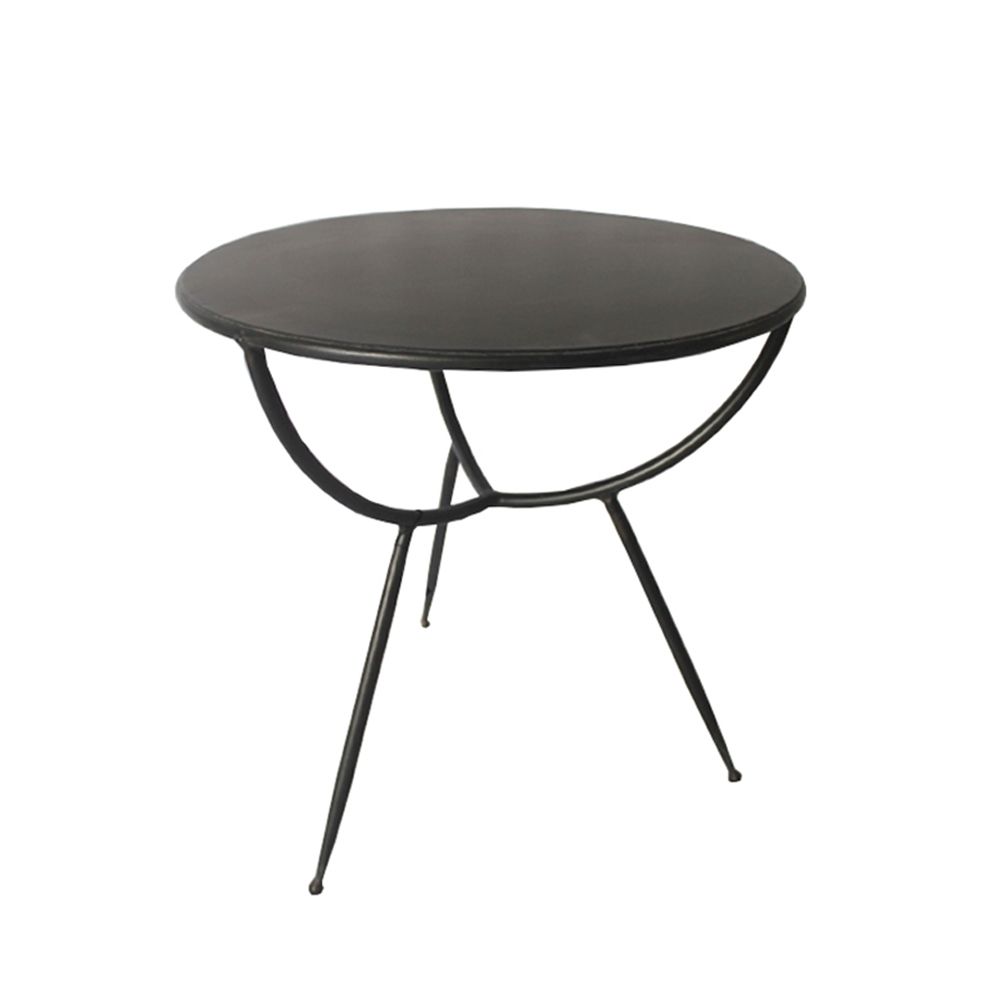 FACTORY SIDE TABLE ΜΑΥΡΟ D45xH45cm