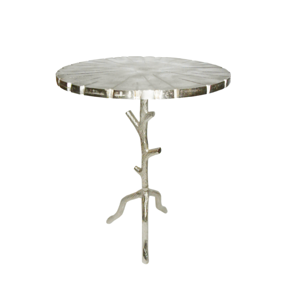 BIZARRE SIDE TABLE ΑΣΗΜΙ 45x45x64cm