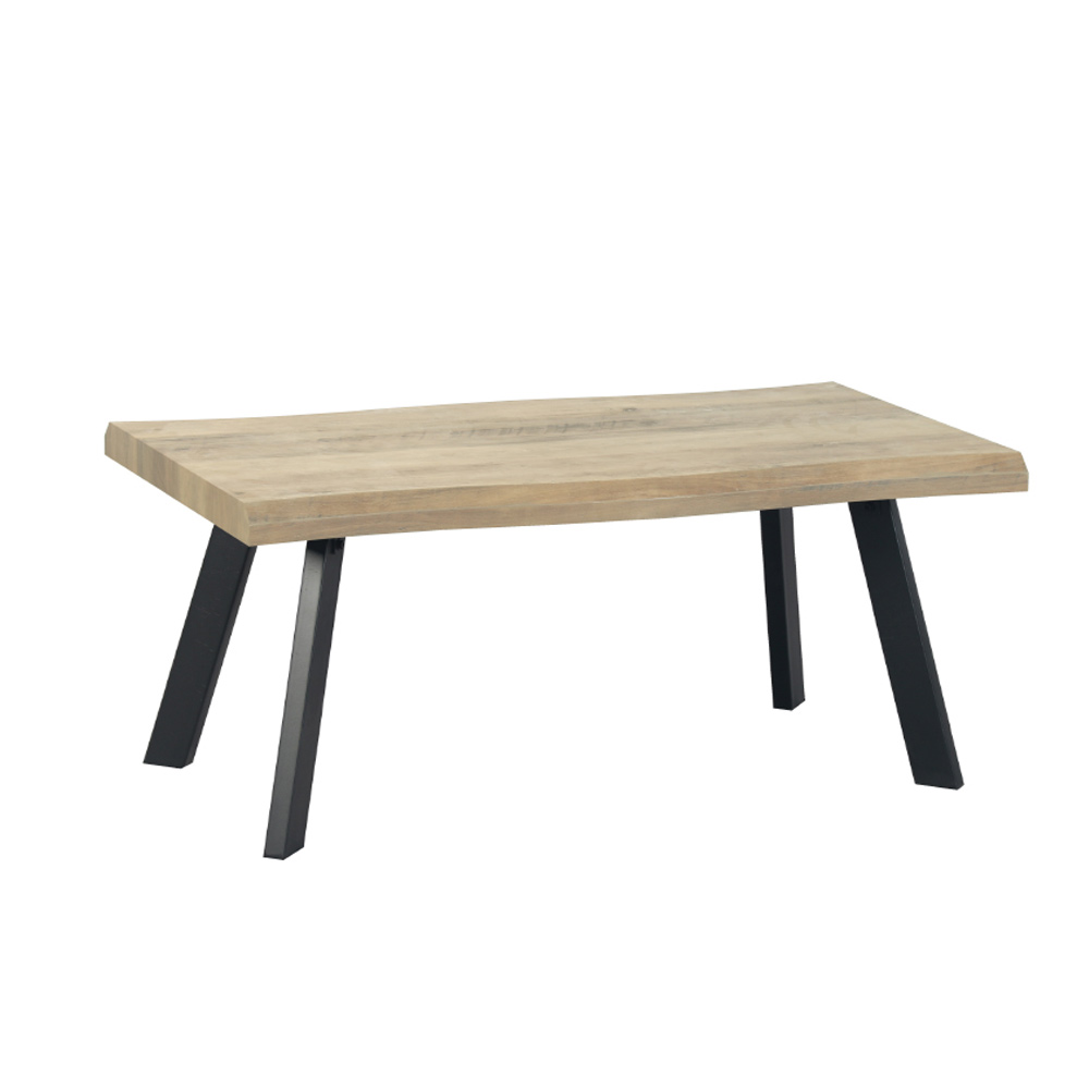 BRICK-URBAN COFFEE TABLE ΦΥΣΙΚΟ ΜΑΥΡΟ 110x60x45