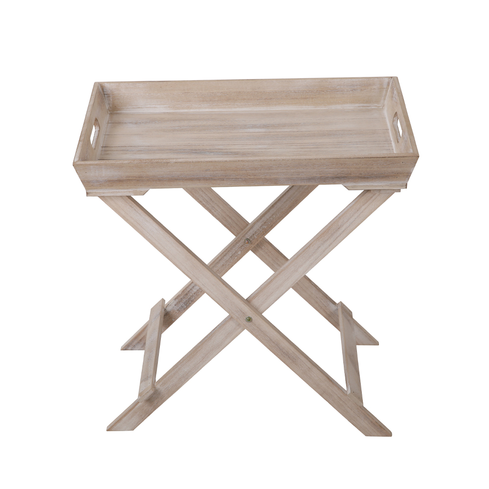 BUTLER SIDE TABLE ΠΤΥΣ/ΜΕΝΟ-Η ΦΥΣΙΚΟ 48.5x32x48.5