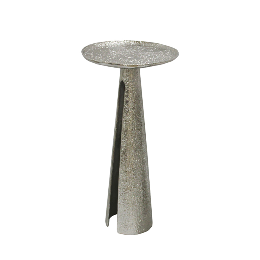 ARCO 62 SIDE TABLE NICKEL 30.5x30.5x62