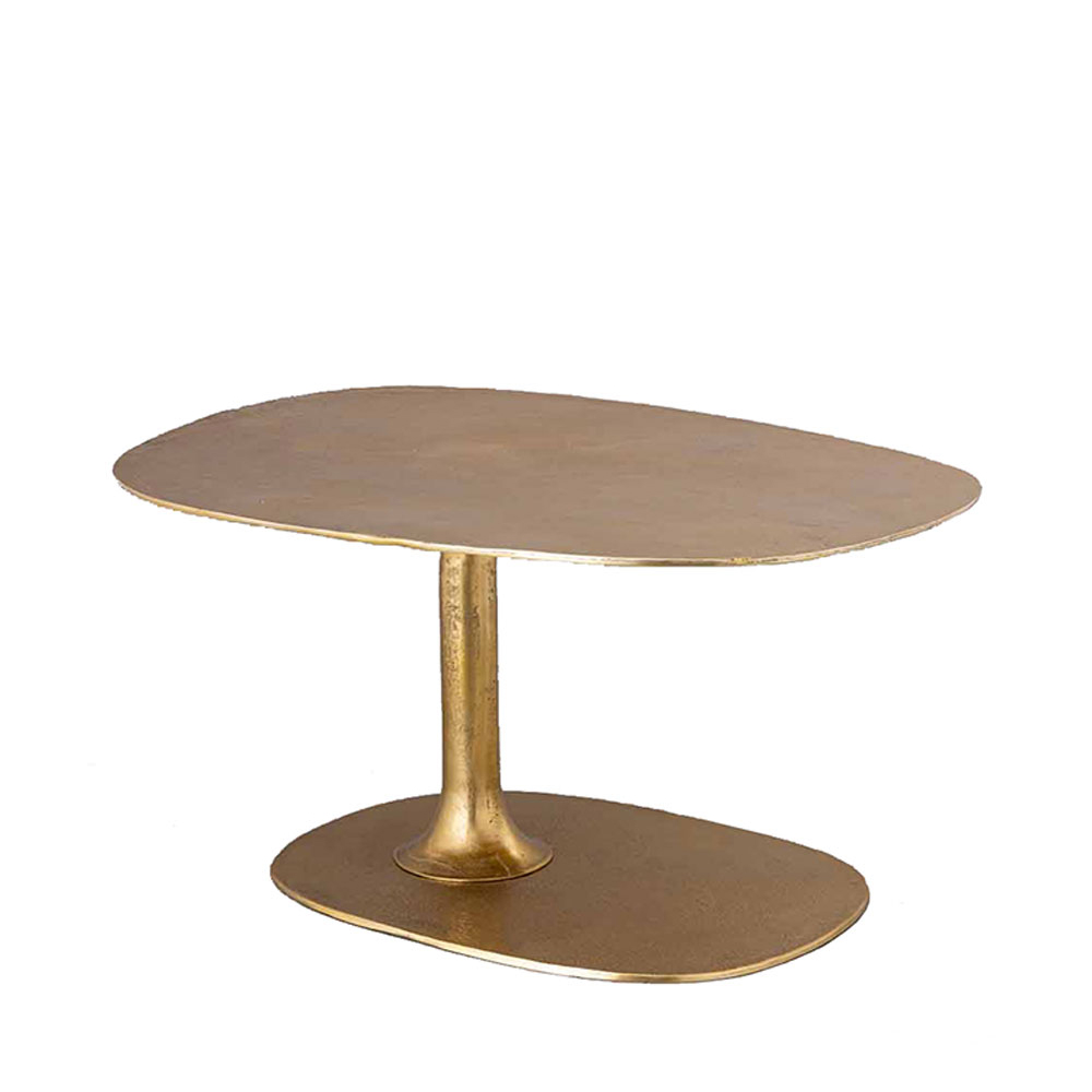 COLONNE COFFEE TABLE ΧΡΥΣΟ ROUGH 80x60xH43cm