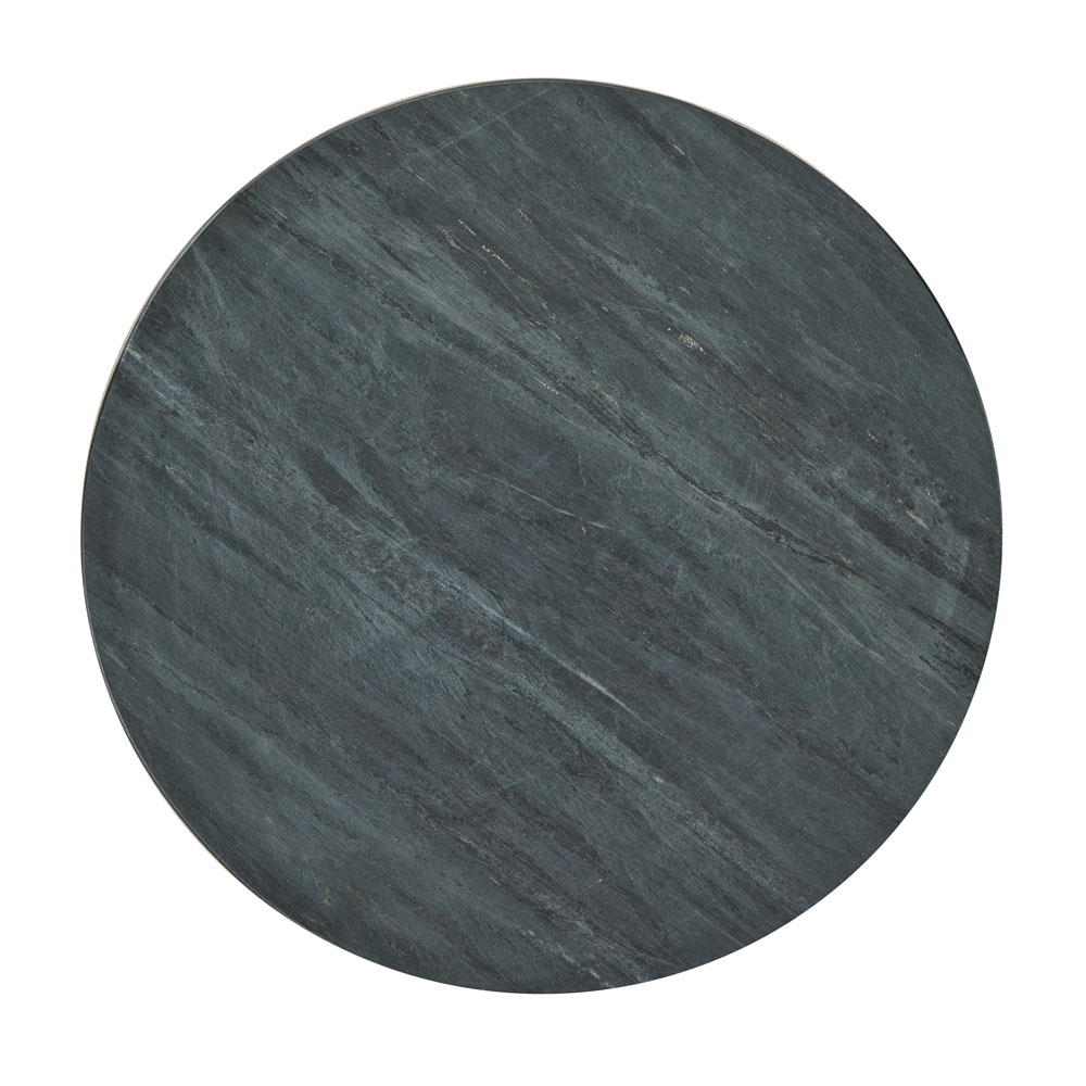 CONO COFFEE TABLE ΜΑΥΡΟ ANTIQUE BRASS 36x36x51