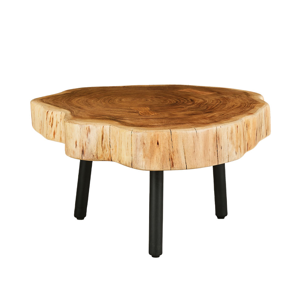 RAW COFFEE TABLE ΦΥΣΙΚΟ 80x80x40