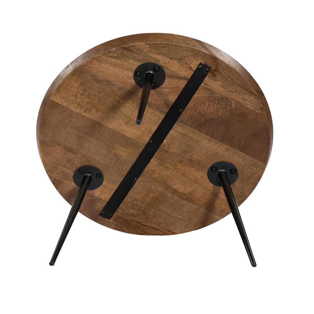 PENCIL 87 COFFEE TABLE ΚΑΡΥΔΙ ΜΑΥΡΟ 87x87x45cm